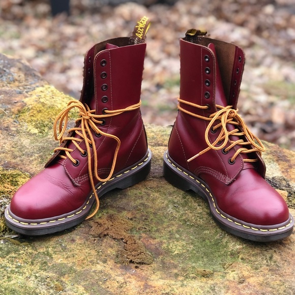 Dr. Martens Shoes - Dr Martens 1490 Vintage Made in England Mid Calf